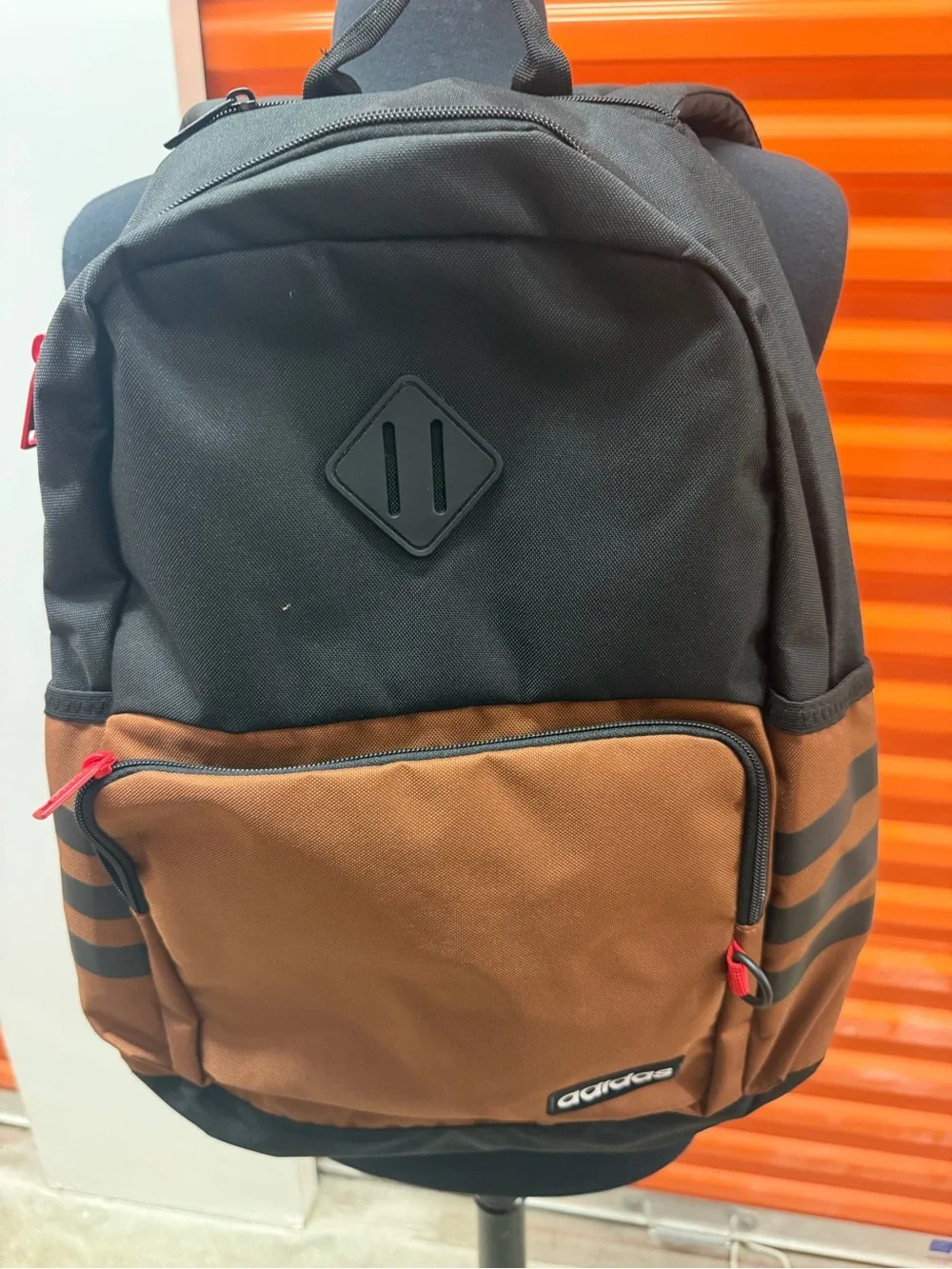 NWT Adidas Classic 3S  Black/Brown Backpack - Classic Everyday Carry